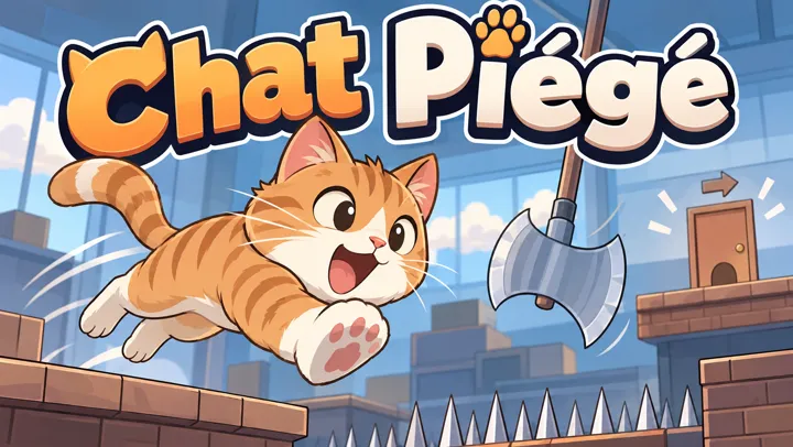 Chat Piégé, a platformer built with Chatforce