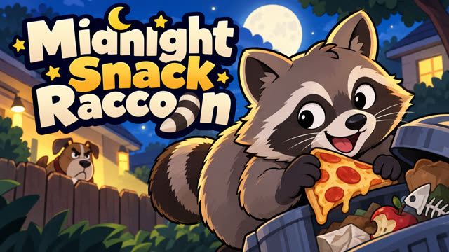 Midnight Snack Raccoon cover art